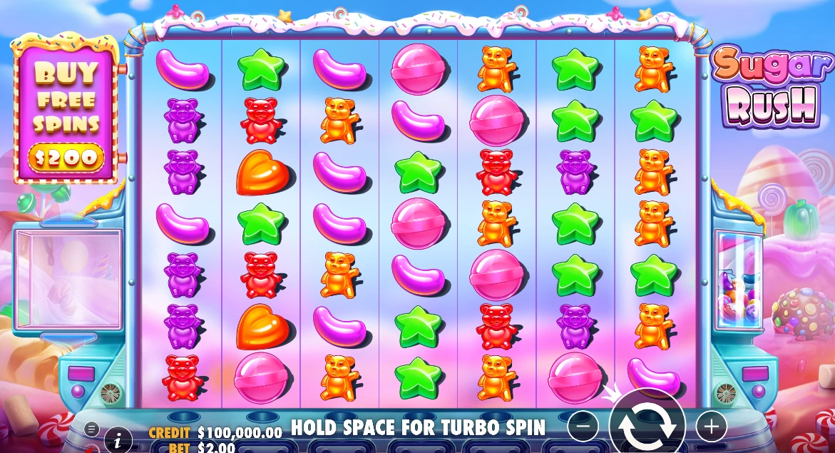 sugar rush main page demo