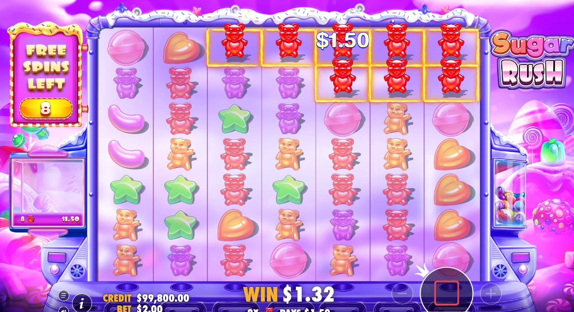 sugar rush win